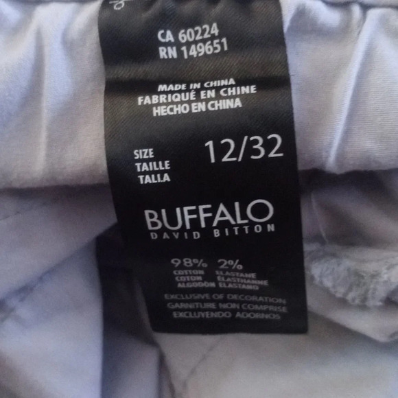 Buffalo mid-rise stretch skinny jeans size 12 (12/32). ( box H ) - Picture 5 of 5